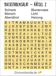 We did not find results for: Buchstabensalat Tolle Buchstabenratsel Zum Ausdrucken Losen
