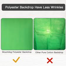 Amazon.com: MOUNTDOG Fondo de pantalla verde de 6.5 x 10 pies, telón de  fondo de fotografía portátil de poliéster Chromakey para zoom/juegos, video  de YouTube, estudio fotográfico, transmisión en : Electrónica