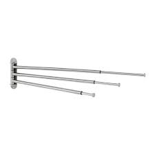 Brogrund Towel Holder 3 Bars Stainless Steel Ikea In 2020 Towel Holder Ikea Towel