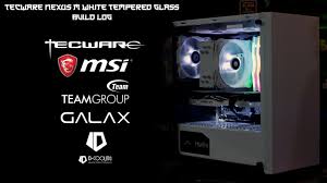 Nexus m offers a minimalist design and tempered glass side panel to display your system interior. Build Log Project White Lies Cebu City Tecware Nexus M Youtube