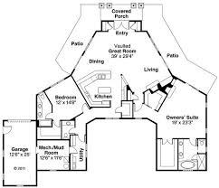 19 stunning hexagon house plans 1. House Plan 035 00594 Contemporary Plan 2 303 Square Feet 2 Bedrooms 2 5 Bathrooms Modern Contemporary House Plans Hexagon House Craftsman Style House Plans