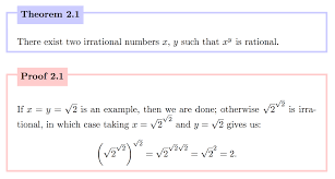 Fancy Boxes For Theorem Lemma And Proof With Mdframed Texblog