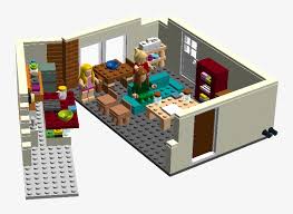 This lego set proposal is based on the popular american sitcom the big bang theory created by chuck lorre and bill prady. The Big Bang Theory Lego Big Bang Theory Haus 1271x637 Png Download Pngkit