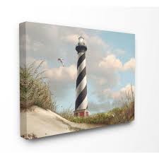 Dyi plans cape hateras lighthouse. The Stupell Home Decor Collection 24 In X 30 In Cape Hatteras Black And White Swirl Shore Side Lighthouse By Alan Giana And Company Canvas Wall Art Ccp 354 Cn 24x30 The Home Depot