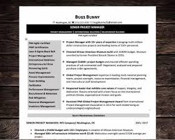 project manager resume cv template in