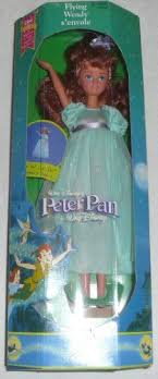 Amazon Com Disney Peter Pan S Flying Wendy Doll By Mattel 1997 Toys Games Disney Toys Peter Pan Disney Disney