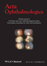 Last edited by clean up bot. Acta Ophthalmologica Vol 94 No 7