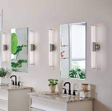 Hinkley Facet Led 26 Bathroom Vanity Light In Polished Nickel Bathroom Lighting Design Bathroom Lighting Bathroom Vanity Lighting