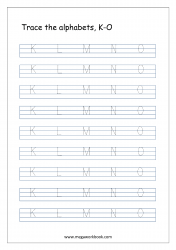 Use in preschool or kindergarten. Tracing Letters Alphabet Tracing Capital Letters Letter Tracing Worksheets Free Printables Megaworkbook