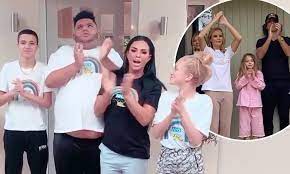 Katie price has said she's 'so in love' with her boyfriend carl woods as she shared read more: Katie Price Reunites With Children Princess And Junior For Clap For Carers Daily Mail Online