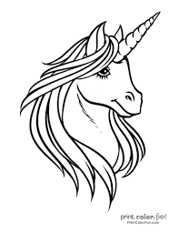 This is a coloring sheet of a european unicorn. Top 100 Magical Unicorn Coloring Pages The Ultimate Free Printable Collection Print Color Fun