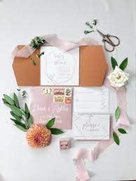 Rose Gold Blush Pink Marble Modern Geometric Water Color Etsy Wedding Invitations Wedding Invitation Envelopes Watercolor Wedding Invitations