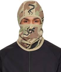 Maharishi Reversible Khaki Barbute Balaclava Maharishi