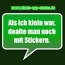Sticker Whatsapp Status Sprüche
