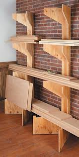Folding Lumber Racks Another Adaptable Shelving System To Bring Inside Craft Room Option Lumber Rack Lumber Storage Woodworking