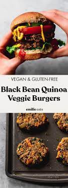 Quinoa Veggie Black Bean Burgers Recipe Quinoa Veggie Burger Vegan Bean Burger Veggie Burgers Recipe