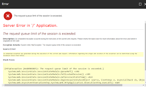 Concurrent request limit exceeded