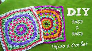 Punto a crochet flor jazmín paso a paso para aplicar en mantitas, chalecos y cojines milagros ena posted a video to playlist puntos tejidos a crochet. Cuadros Tejidos A Crochet Paso A Paso En Espanol Para Colchas Cojines Y Ponchos Cuadro Mandala Youtube
