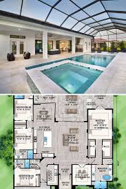 A wide range of styles from which to choose. Single Story 4 Bedroom Florida Home Floor Plan Pool House Plans Florida House Plans House Plans Mansion