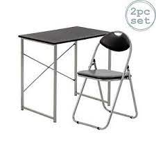 A simplistic approach to a. Computer Desk Chair Set Kleine Home Office Workstation Laptop Schwarz Schwarz Ebay