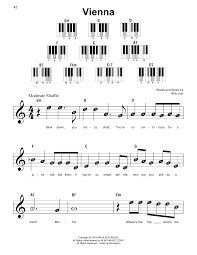 Maybe you would like to learn more about one of these? Vienna Sheet Music Billy Joel Super Easy Piano