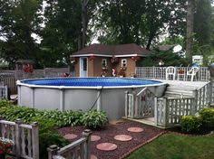 90 Above Ground Pool Landscaping Ideas Above Ground Pool Landscaping Pool Landscaping Above Ground Pool