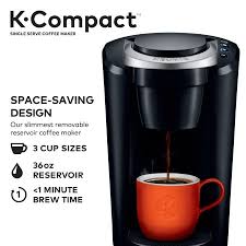 This is not an officially nespresso machine but has been produced so that it will take the nespresso capsules as well as u:pod capsules which are a slightly cheaper. Keurig K Compact Single Serve K Cup Pod Coffee Maker Black Walmart Com Walmart Com