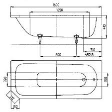 Topseller preis aufsteigend preis absteigend lieferzeit neu im shop. Kaldewei Badewanne Saniform V1 362 1 160 X 70 Cm Stahl Email Alpinweiss Bauhaus
