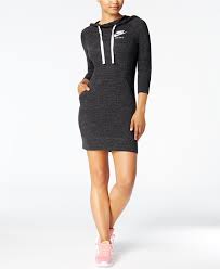 Nike Sportswear Hoodie Dress Reviews Dresses Women Macy S Hoodie Dress Nike Dresses Grey Dress Outfit