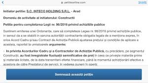 Autoritatea contractantă va avea dreptul de a achiziţiona direct produse sau servicii atunci când valoarea estimată a achiziţiei este the post legea nr. PetiÈ›ie Pentru Completarea Legii Nr 98 2016 Privind AchiziÈ›iile Publice DeschisÄƒ De Oamenii De Afaceri Din Arad Critic Arad Ziar Cu Spirit Critic