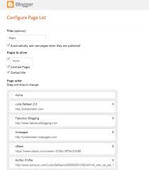 Creating a Menu Bar in WordPress and Blogger