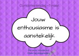 Complimentendag wat een leuke klas! Complimentendag Miranda Wedekind Onderwijsbegeleiding