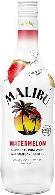 Shake it and strain the drink into a glass with ice. Product Detail Malibu Watermelon Caribbean Rum With Watermelon Liqueur