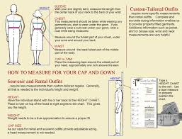 how to measure for your academic gown