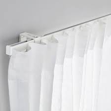 Vidga Single Track Rail White 55 Ikea En 2021 Tringle Rideau Accroche Rideau Rideaux