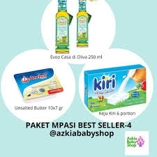 Anchor unsalted butter ini dapat digunakan untuk memasak ataupun baking. Jual Paket Mpasi Evoo Casa Di Oliva Keju Kiri Anchor Unsalted Butter Terbaru Juni 2021 Blibli