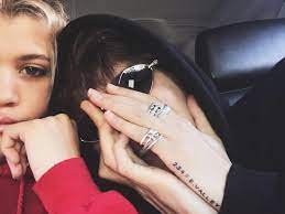 Both of them have many special tattoos on their body. Sofia Richie And Anwar Hadid Tattoo Jonboy Teen Vogue