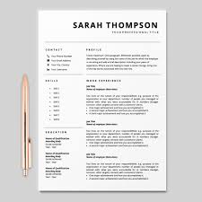 A c.v., or curriculum vitae, focuses solely on the facts. Resume Template For Google Docs I Simple Template I Career Soko