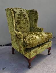 Victorian Wingback Chair Green Wingback Chair Chair Design Luxury Office Chairs