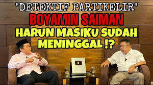 Join facebook to connect with harun masiku raib and others you may know. Boyamin Saiman Detektif Partikelir Harun Masiku Sudah Meninggal Karni Ilyas Clubçš„youtubeè§†é¢'æ•ˆæžœåˆ†æžæŠ¥å'Š Noxinfluencer