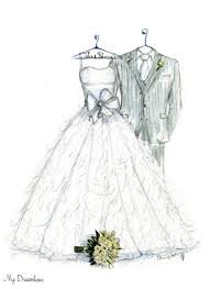 My Dreamlines Wedding Dress Sketch A Never Before Wedding Gift Kleiderskizzen Kleid Zeichnung Kleid Hochzeit