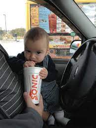 This Is A Cute Picture From The Sonic Drive In Website Caption Mom And Dad I Love Sonic Sonic Drive In Sonic Beer Can