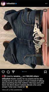 Billie Eilish, Varietynin Instagram gönderisinde ifşa edilmesine cevap  verdi. : rFauxmoi