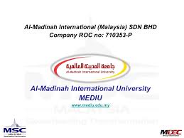 Check spelling or type a new query. The Case Of Al Madinah International University