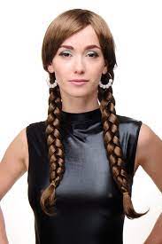 The u/braids_and_pigtails community on reddit. Lady Quality Wig Cosplay Long Braided Pigtails Braids Schoolgirl Harajuku Japan Gothic Lolita Brown