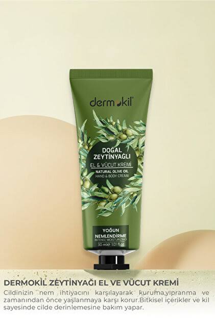Dermokil Zeytinyağı El ve Vücut Kremi 30 ml