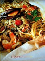 Spaghettis aux fruits de mer. Pates Aux Fruits De Mer Paperblog