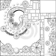 Garden Plan Black And White Landscape Design Drawings Garden Design Plans Landscape Design Plans
