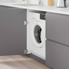 C'est la promesse de pouvoir caser tous les appareils électroménagers, de ranger un maximum de choses en un minimum de place et de trouver vos affaires en un clin d'œil ! Tvattad Lave Linge Integre Blanc Ikea