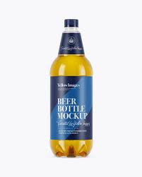 Download Clear Pet Beer Bottle Mockup Present Your Design Vozeli Com PSD Mockup Templates